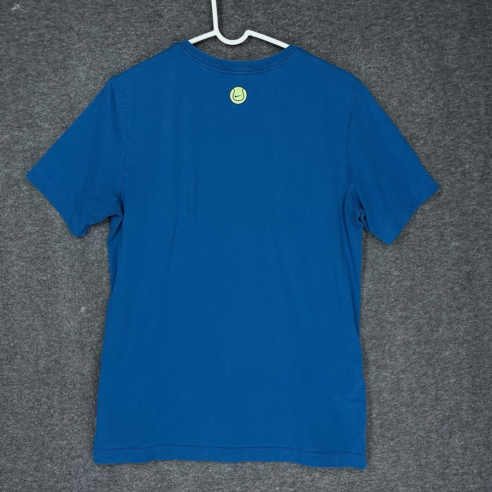 Nike Court Tee shirt Mens M Blue Slam Hike Man Tennis Short sleeve DC5376-301 - Picture 12 of 14